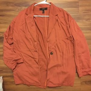 Oversized Burnt Orange Blazer